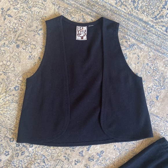 Vintage 1970s Joshua Tree California Sweater Set Pantsuit - Picture 3 of 12